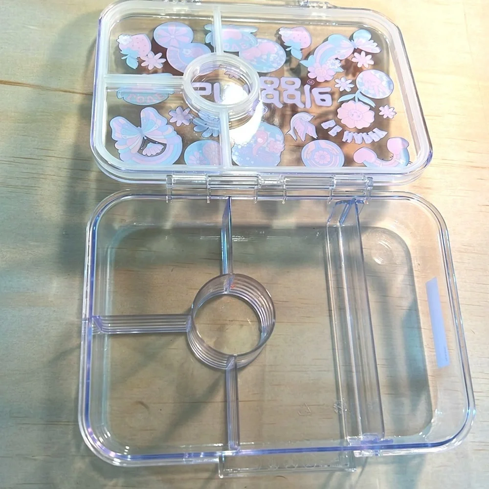Smiggle Clear Decorative Snack/Lunch Box